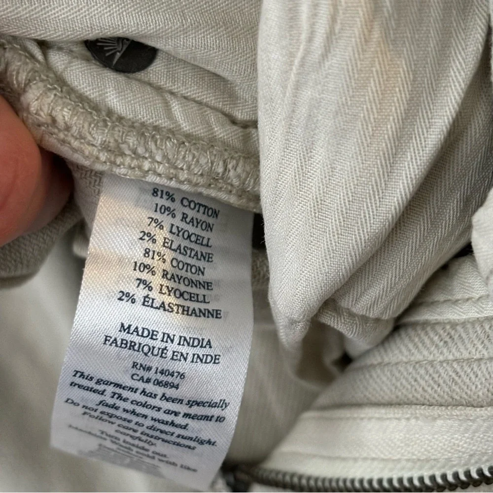 Faherty Stretch Terry 5-Pocket Pant Stone Men’s 35x34 NWOT Slim Straight - Picture 5 of 8